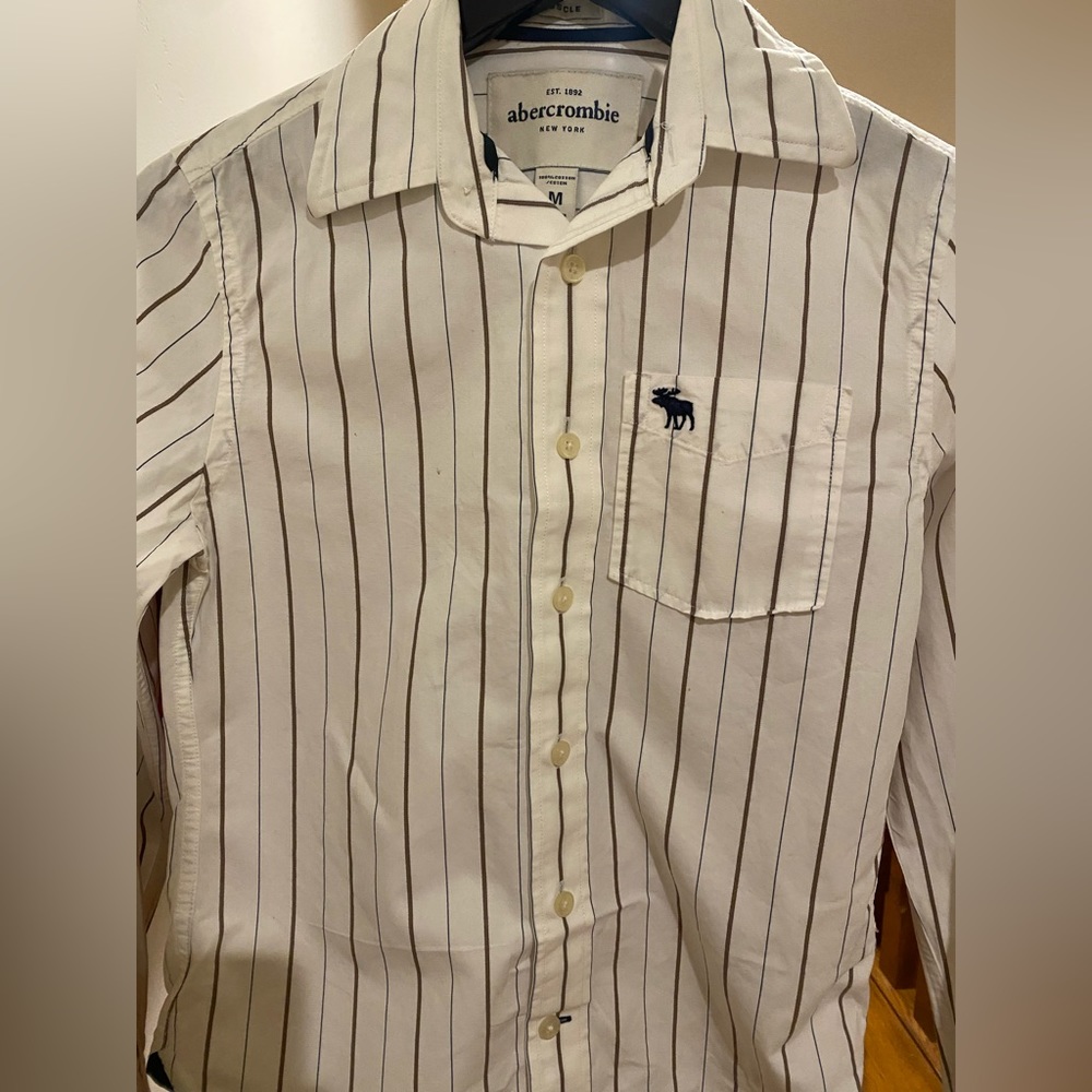 Abercrombie button down shirt, kids M